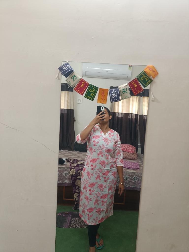 Cotton Long Straight Kurti - Image 2