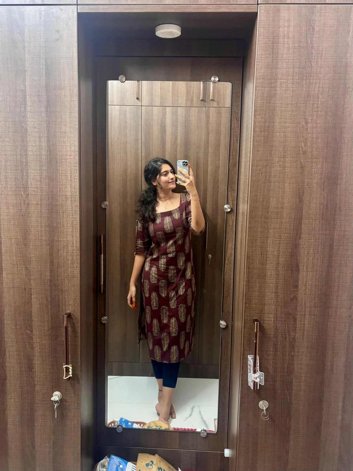 Cotton Long Straight Kurti - Image 2