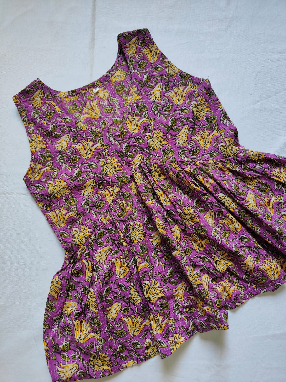Cotton peplum top Ready to ship - Image 2