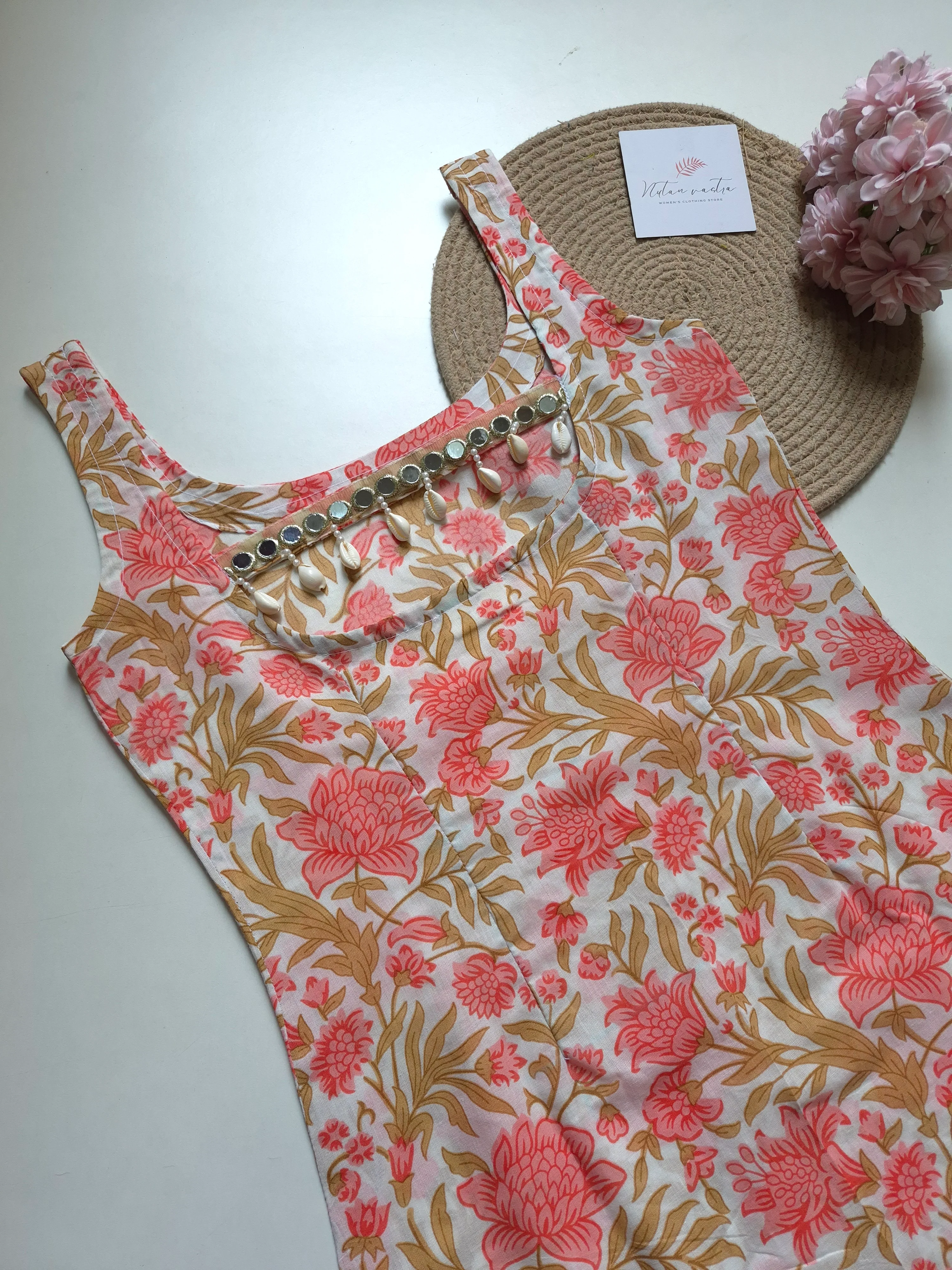 Cotton Short Kurti & Peplum Top - Image 2