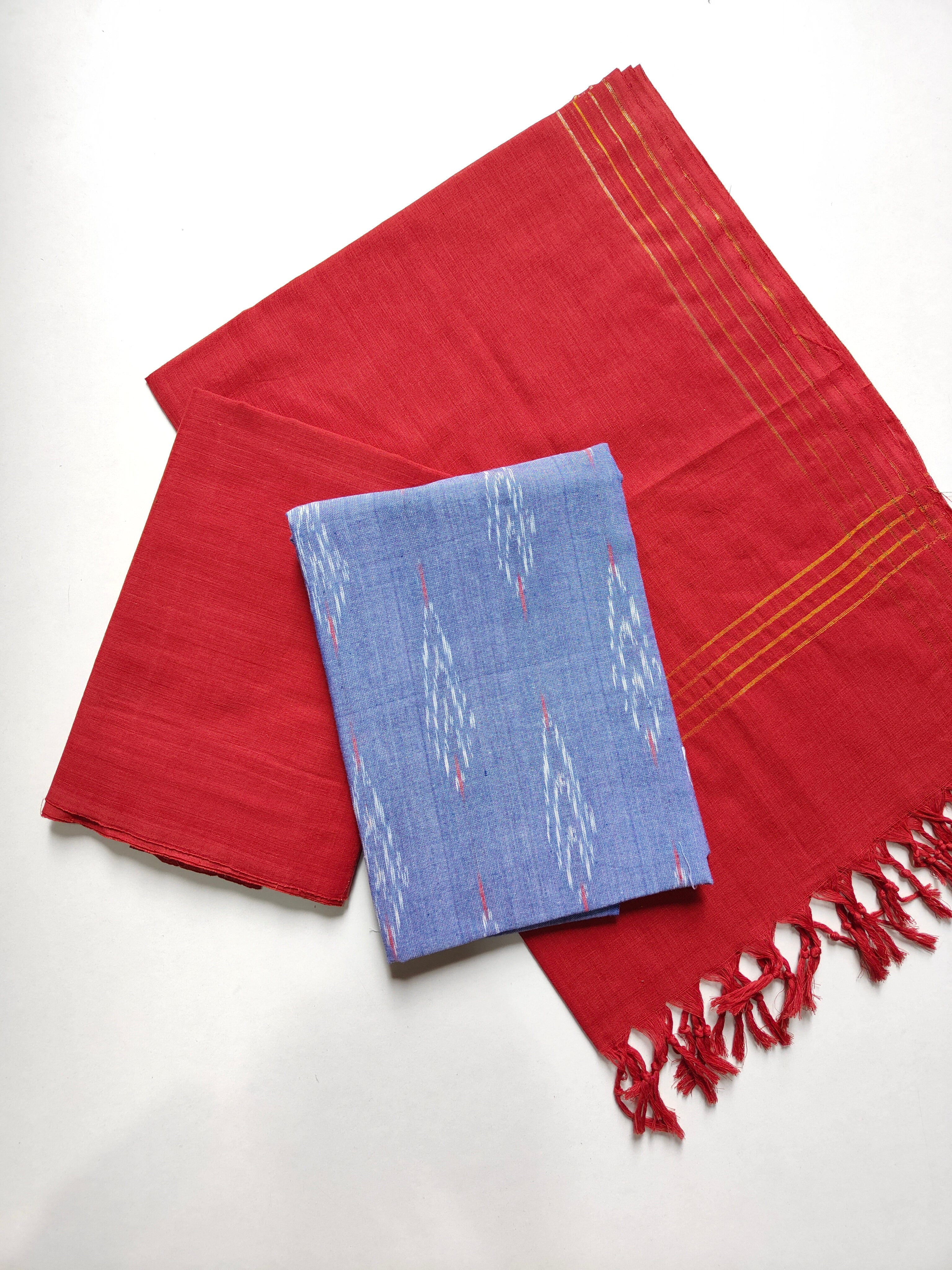 Handloom Ikkath Suit Set