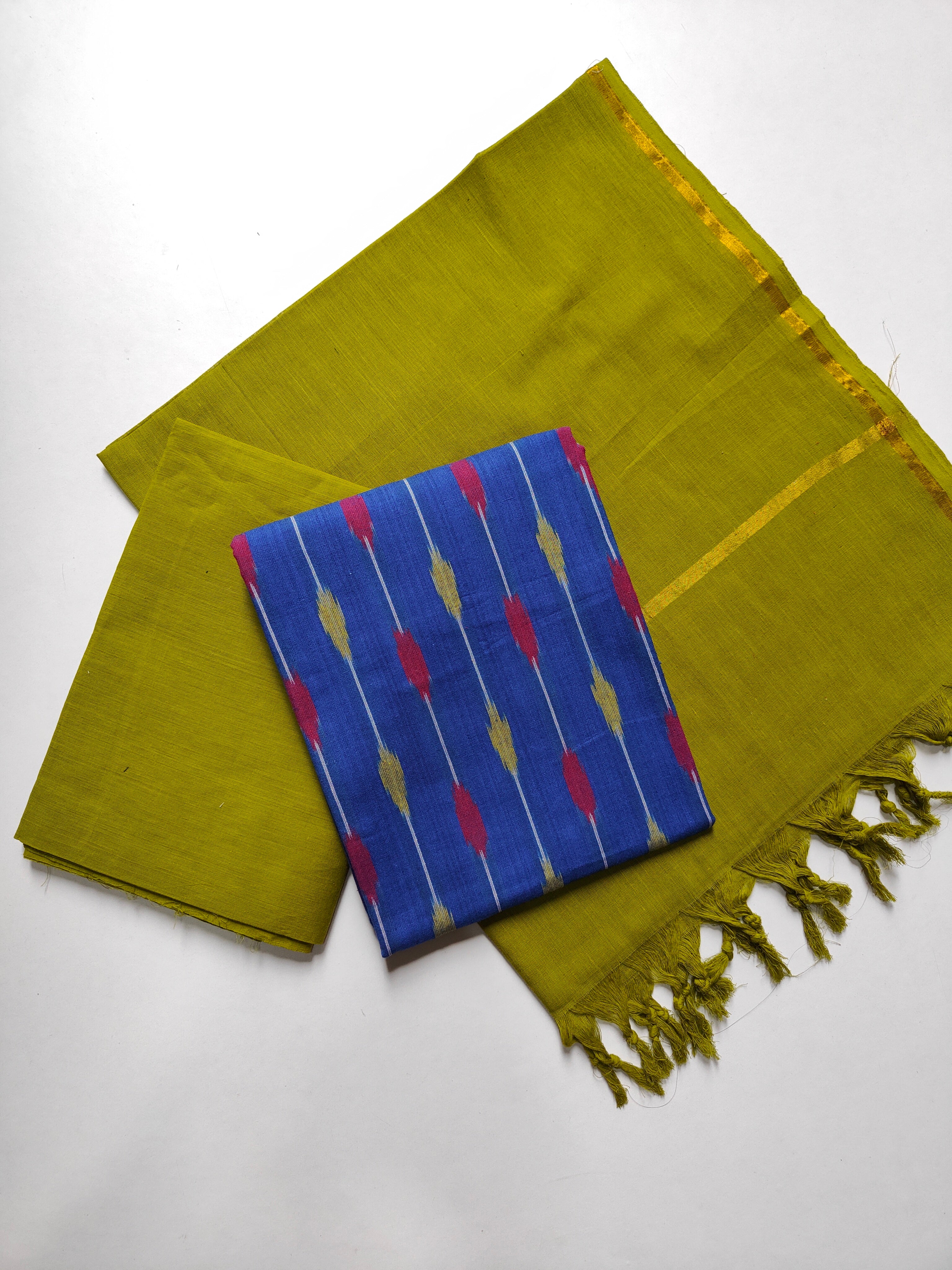 Handloom Ikkath Suit Set