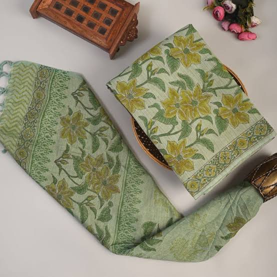 Khaadi Cotton Top & Dupatta Set