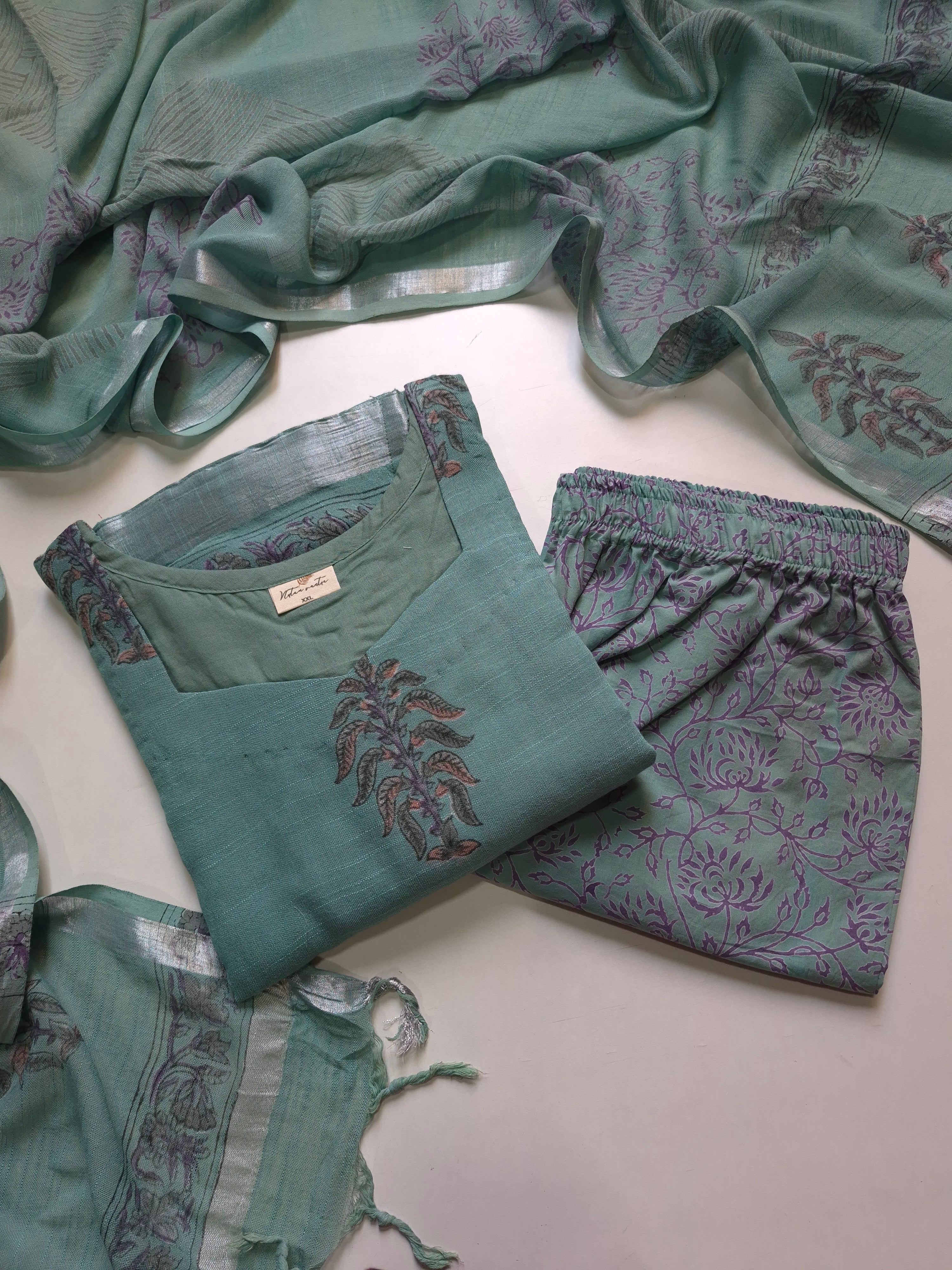 Linen Cotton Suit Set