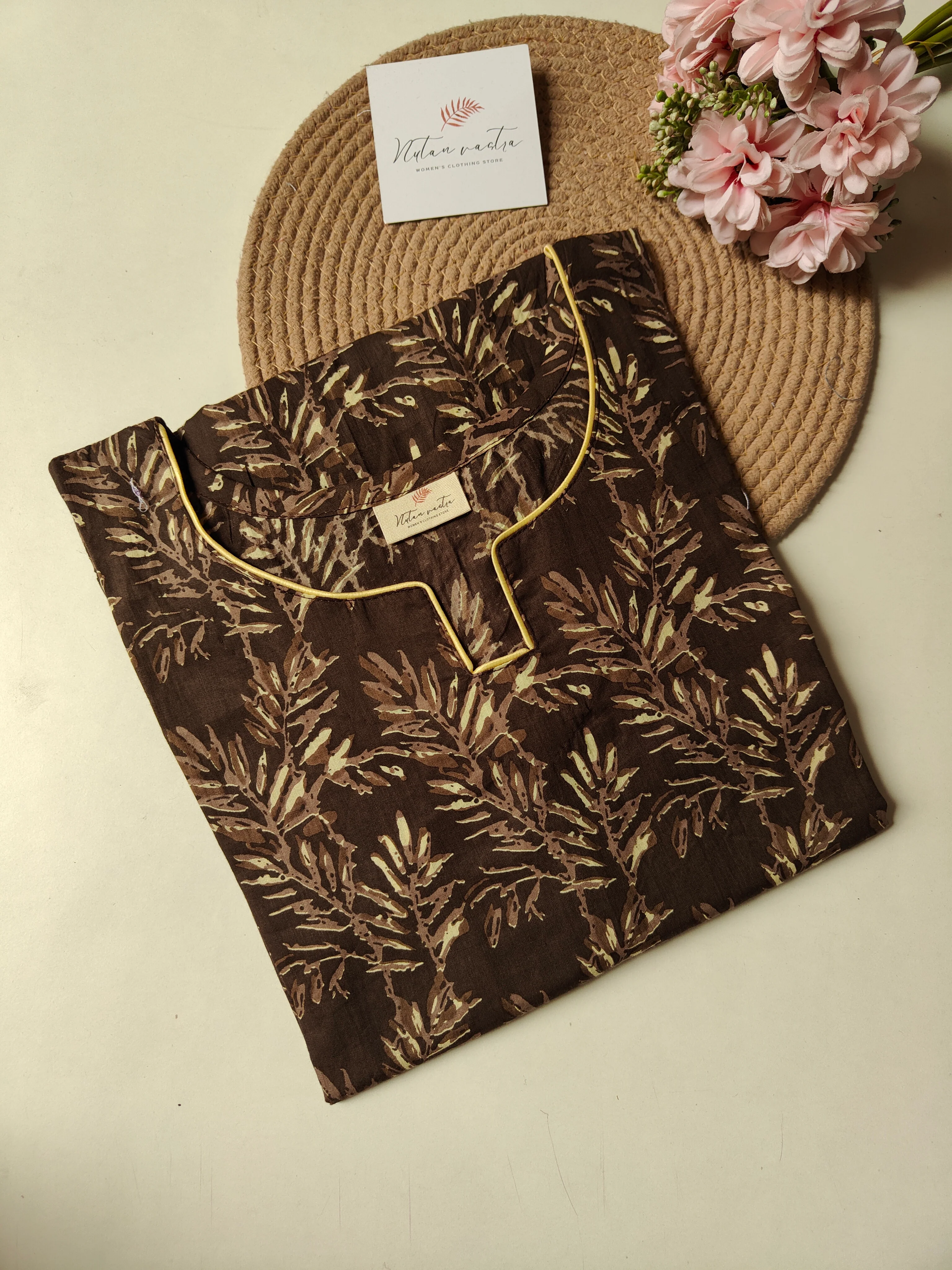 Cotton Long straight kurta