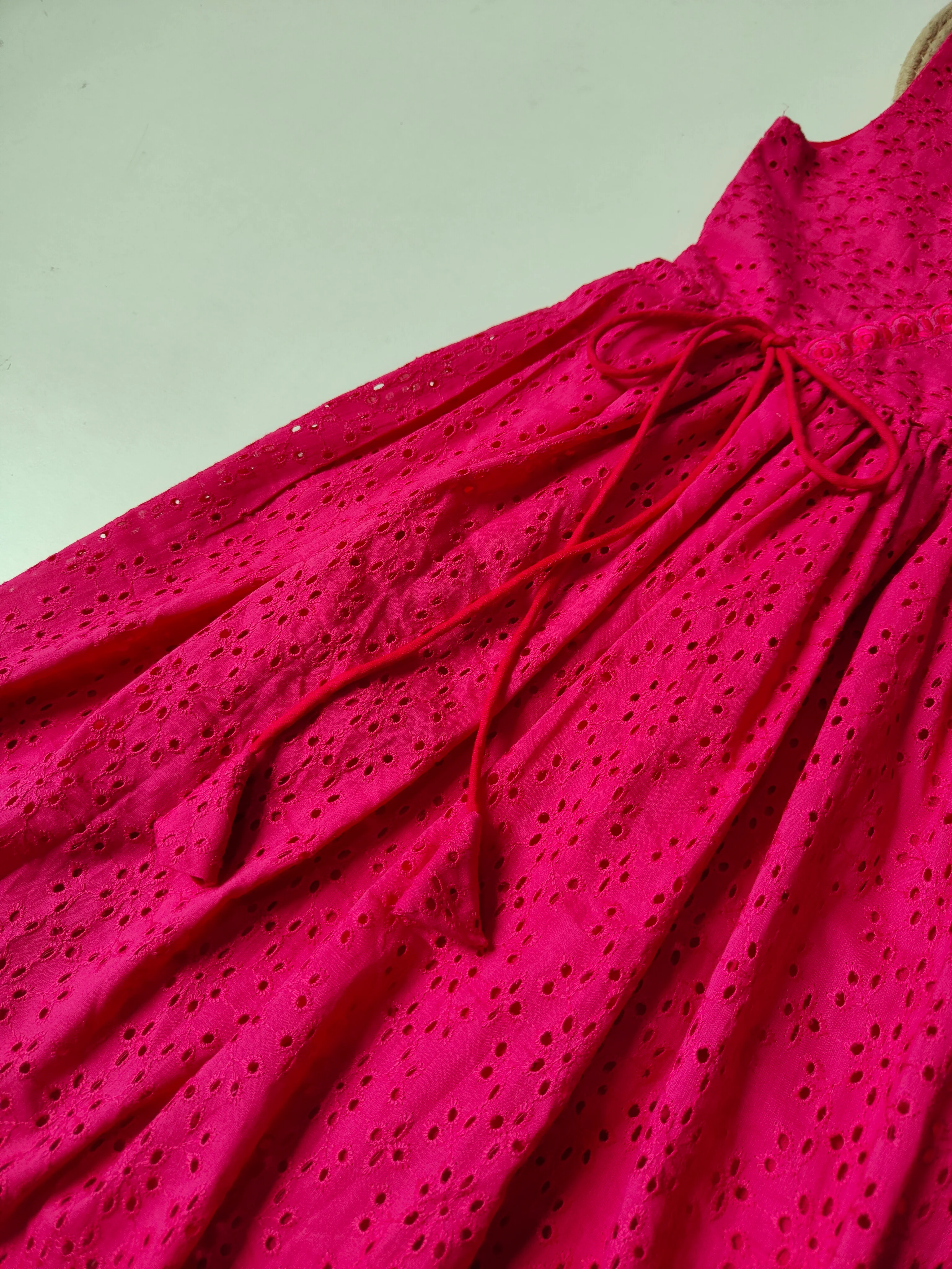 Ready To Ship Pink Hakoba Girls Frock - Image 3