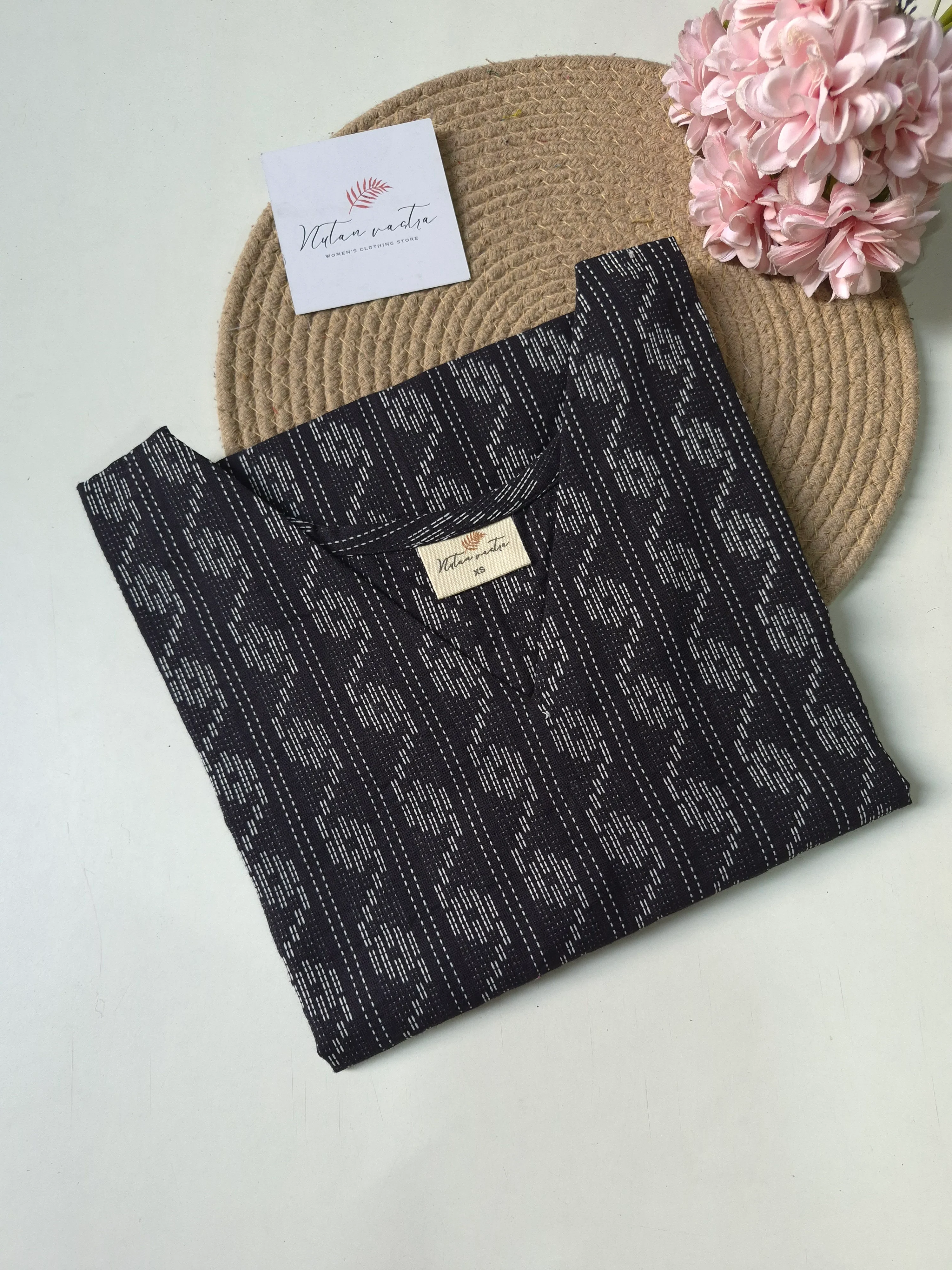 Ready To Ship Cotton Short Straight Kurti