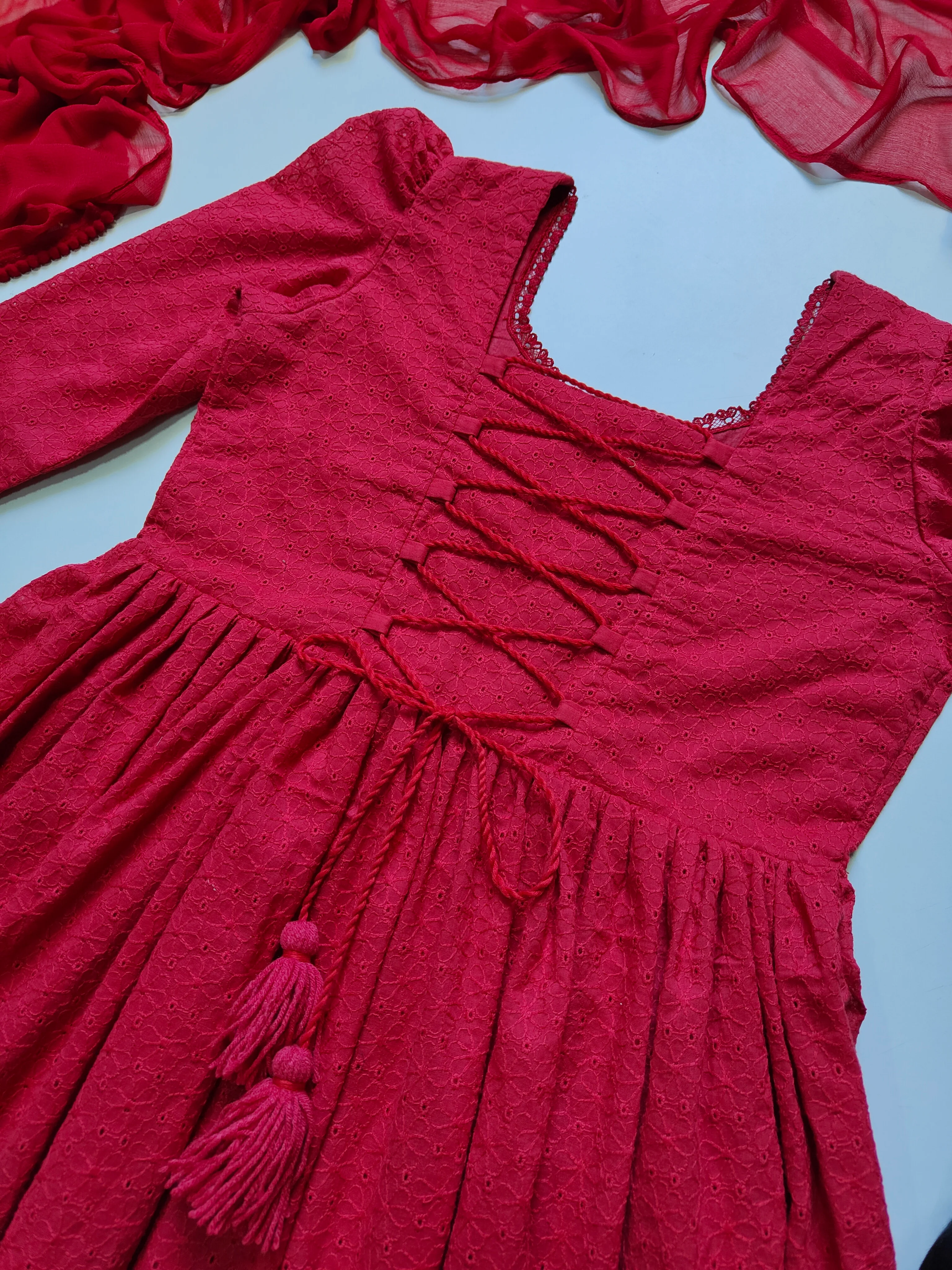 New Chikankari Anarkali Set - Image 4