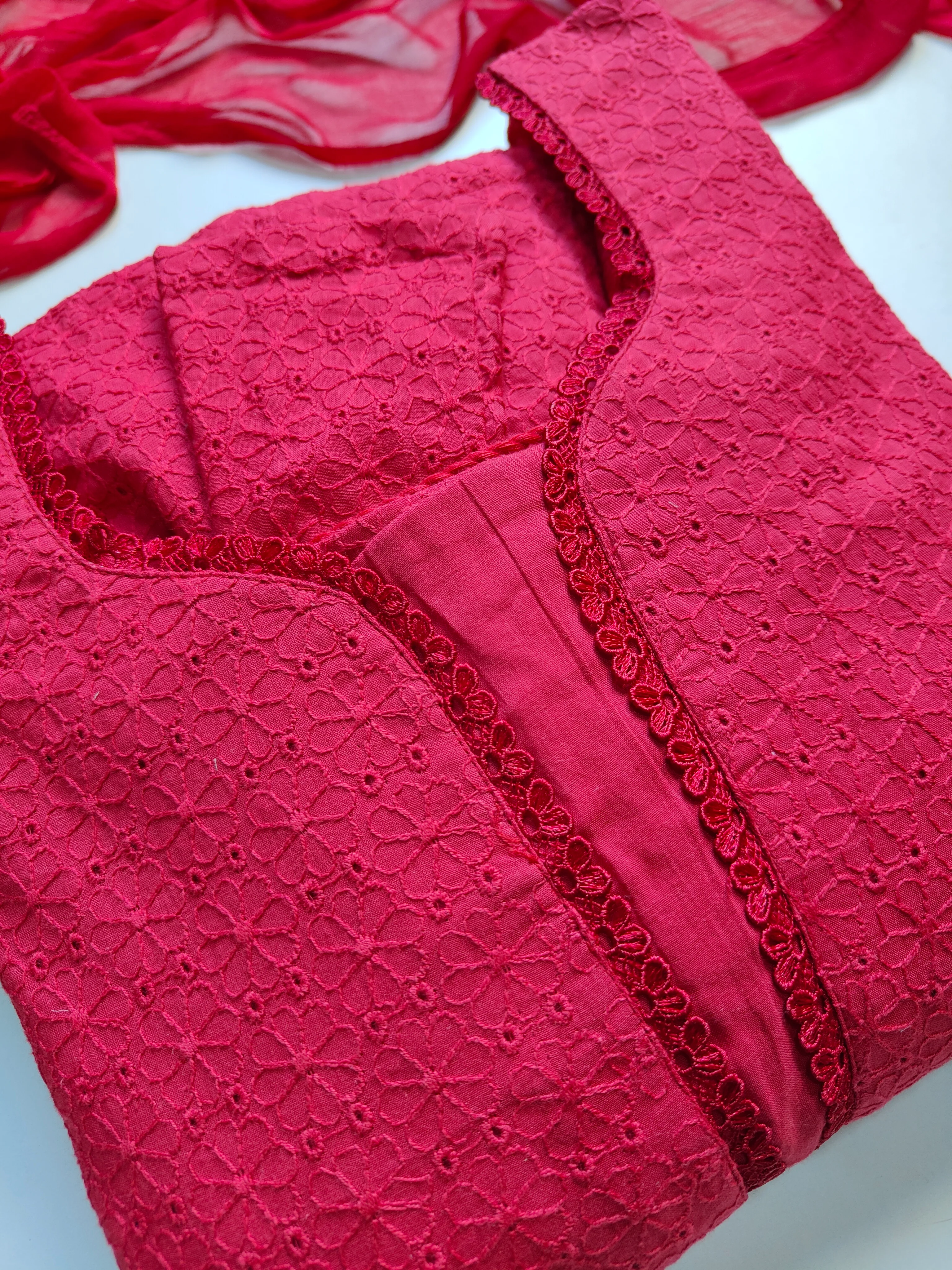 New Chikankari Anarkali Set - Image 9